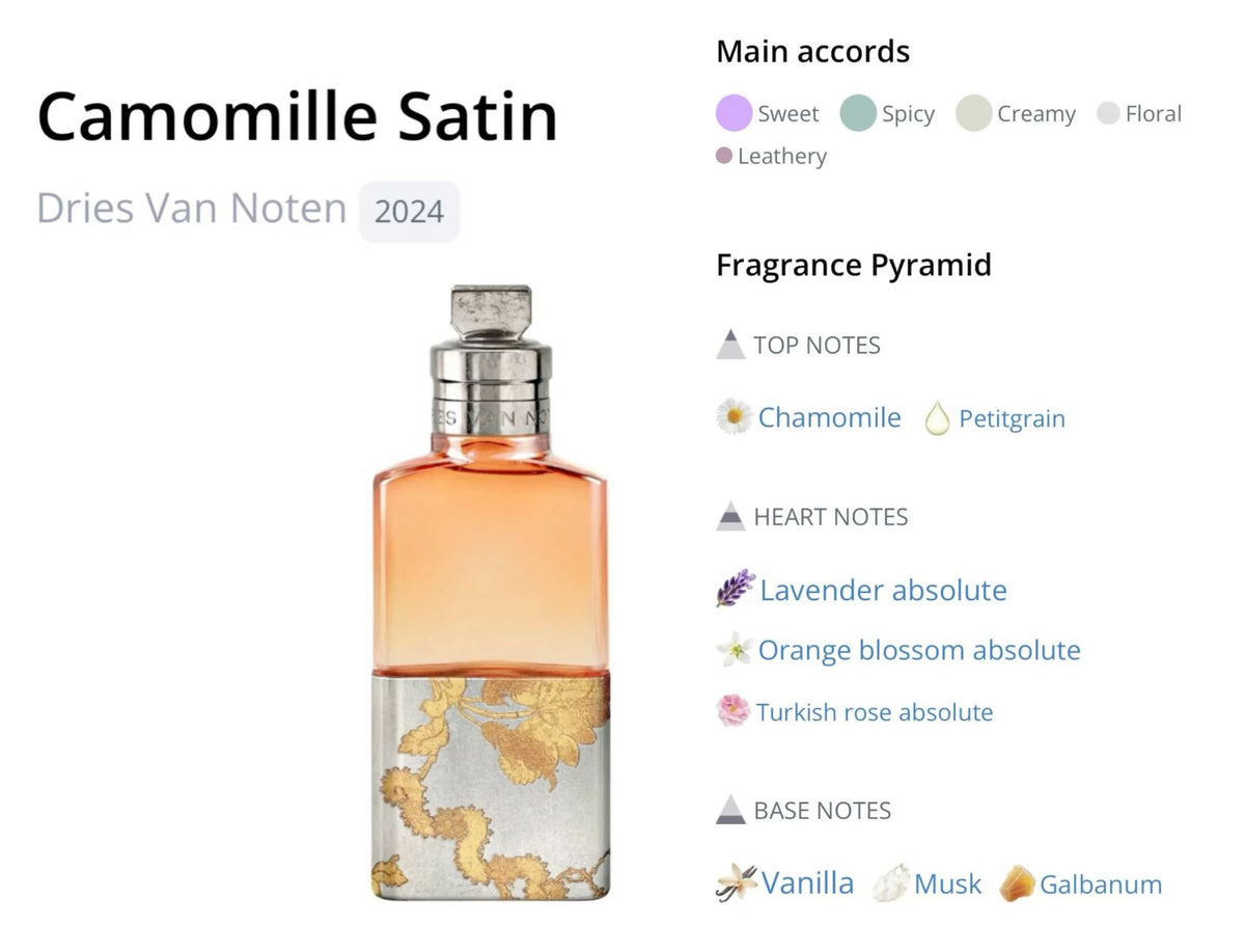 Dries Van Noten Camomille Satin EDP