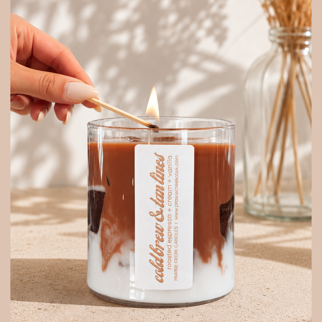 COLD BREW & TAN LINES | SUMMER COLLECTION | NON TOXIC SOY CA