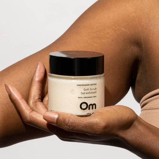 Om Organics Skincare Underarm Detox Salt Scrub