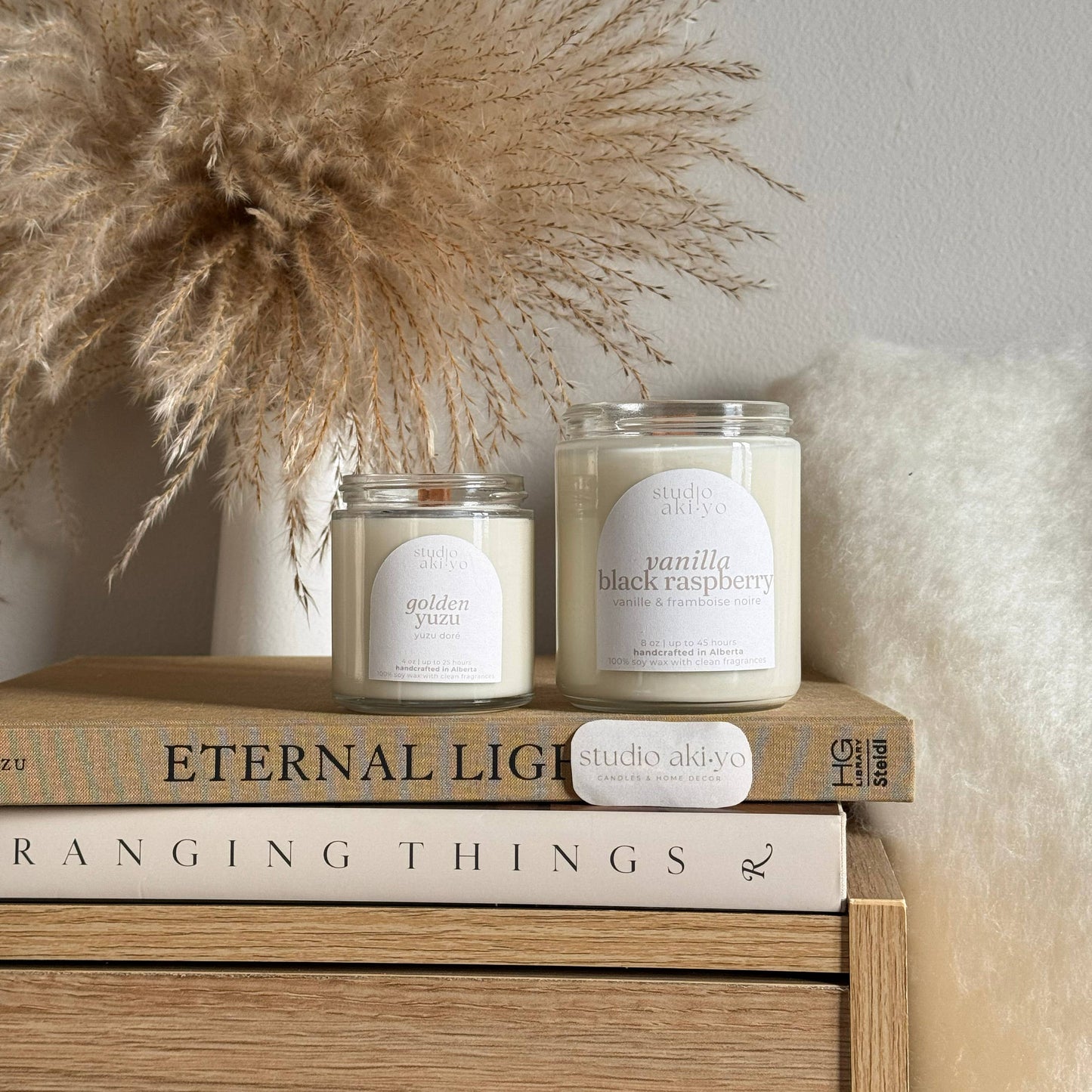 Citrus Sage Soy Wax Candle | Fresh Clean Scent | Spring Home