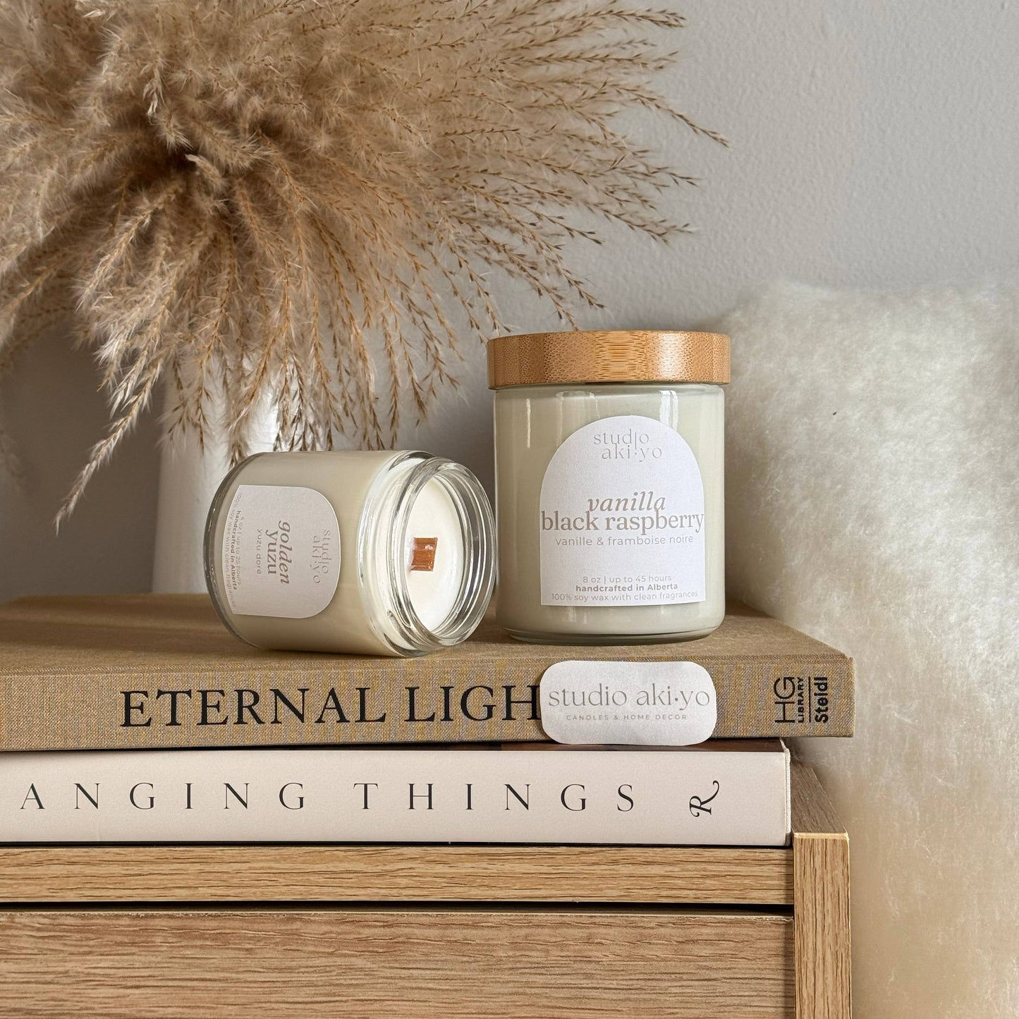 Honey Fig Ginger Soy Wax Candle | Hygge Home