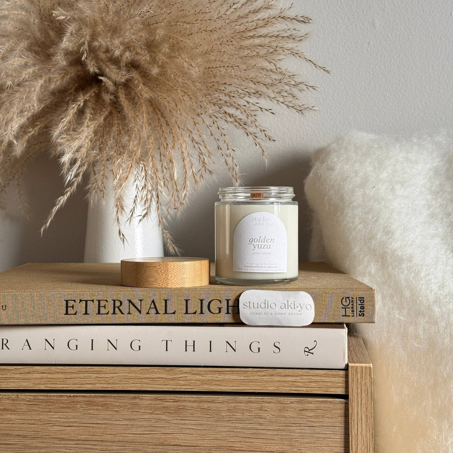 Honey Fig Ginger Soy Wax Candle | Hygge Home