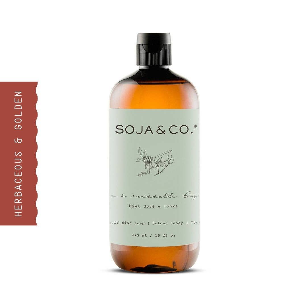 Liquid Dish Soap | Golden Honey + Tonka
