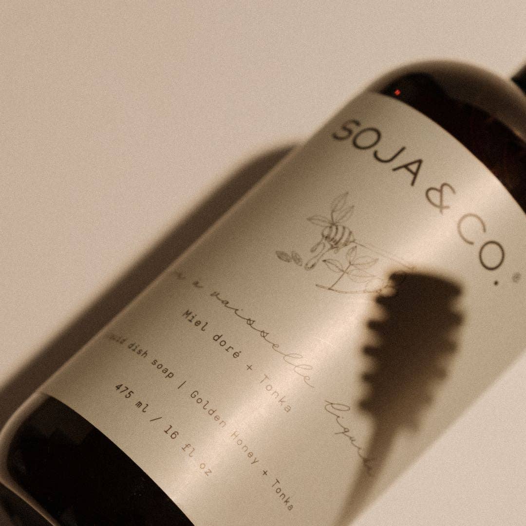 Liquid Dish Soap | Golden Honey + Tonka